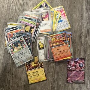 Pokemon TCG Destined Rivals, Shrouded Fable, Fusion Strike 165 Card Lot